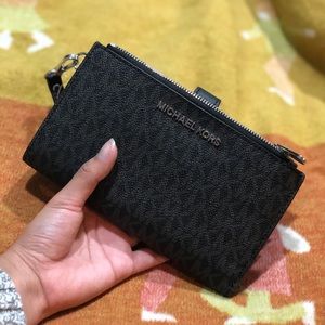 Michael Kors double zip wallet